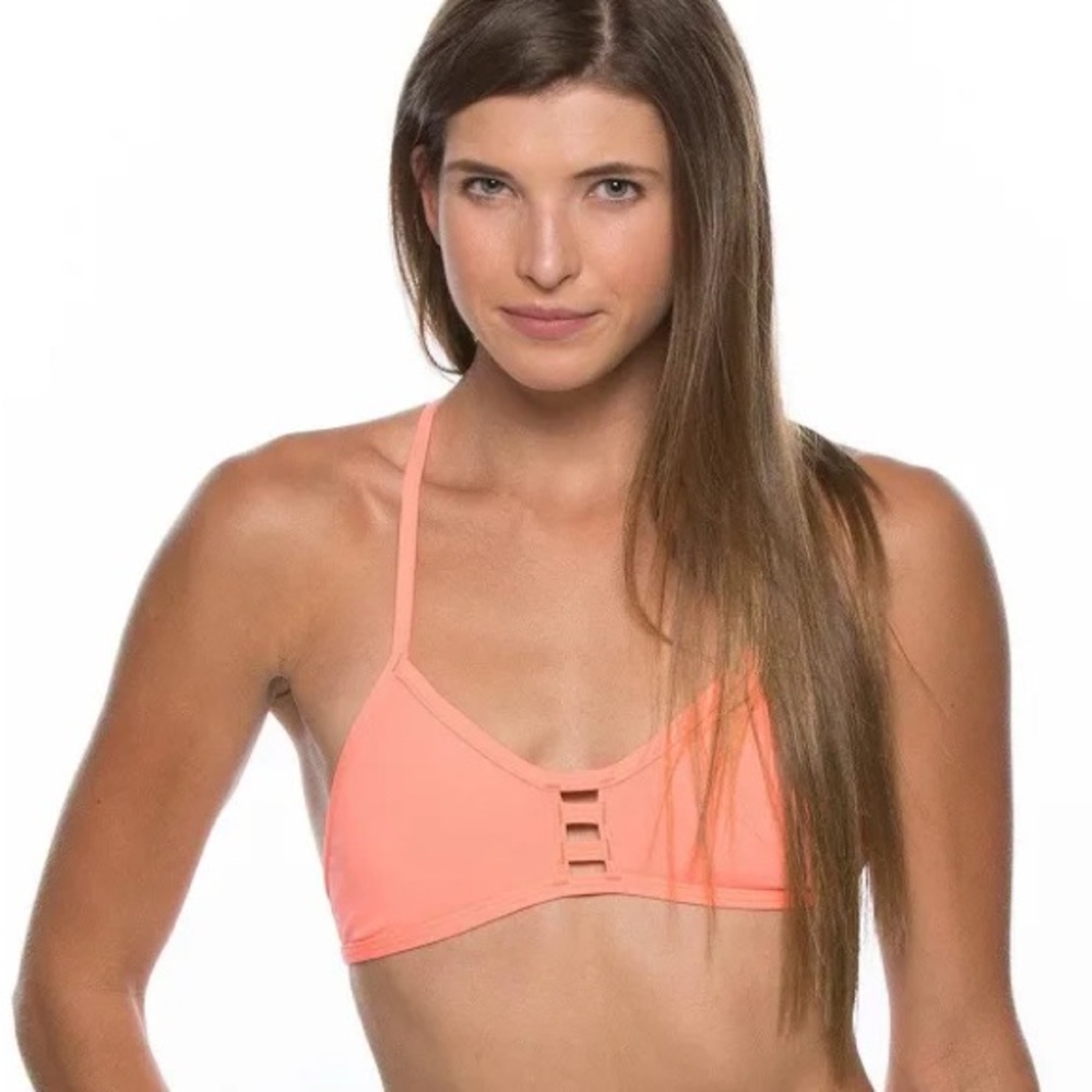 Jolyn XL Papaya Swim Top